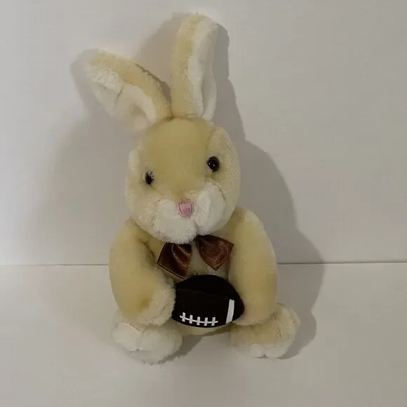 Dan Dee Collector's Choice Bunny Rabbit W/ Football Plush Stuffed Animal Easter