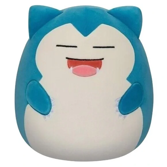 Squishmallows Pokemon 10 inch‎ Snorlax Plush Collectible Blue White Soft NEW