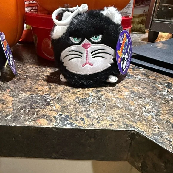 Black and White Cat kids plushie
