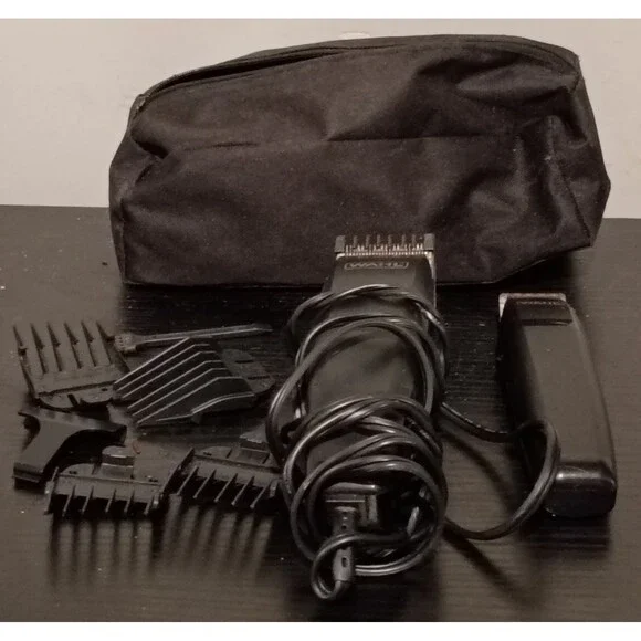 Wahl Hair Cutting Clipper Kit Includes Corded Clipper, Trimmer, Combs & Bag