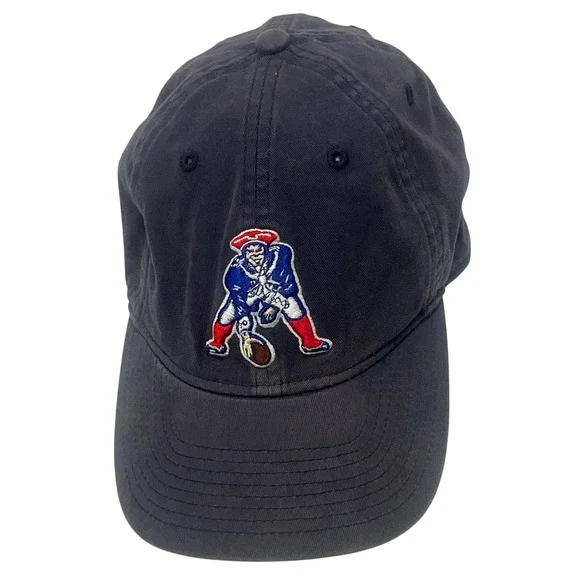 New England Patriots‎ Solid Blue Mitchell & Ness NFL Fitted Baseball Cap L/XL