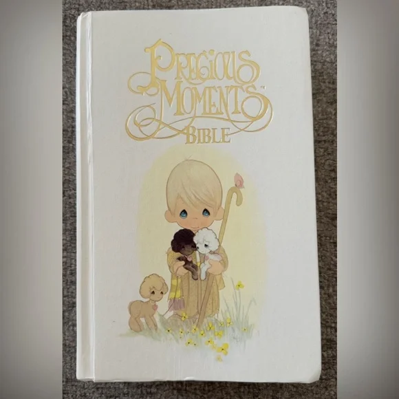 Vintage 1985 Precious Moments New King James Version Childrens Christian Bible