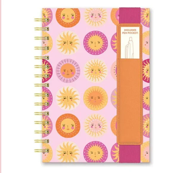 Studio Oh On the Sunny Side Oliver Notebook with Pen Pocket