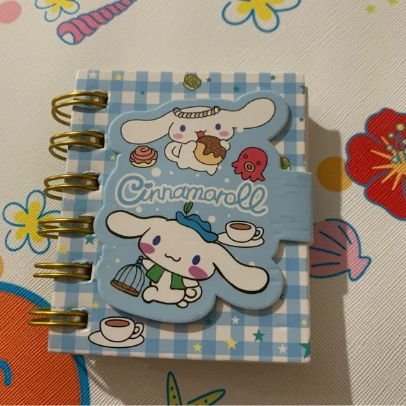 Cinnamoroll Mini Notebook with Magnet Closure