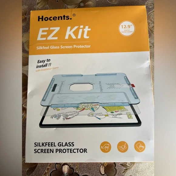 HOCENTS EZ Kit Silkfeel Glass Screen Protector 12.9”