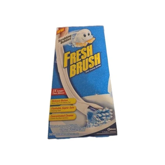 Scrubbing Bubbles Fresh Brush Starter Kit Toilet Cleaning System 2004 Prop NOS