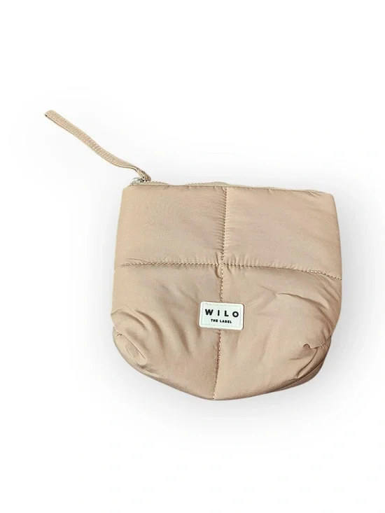 Wilo the Label Brown Toiletry Pouch Travel Organizer Case