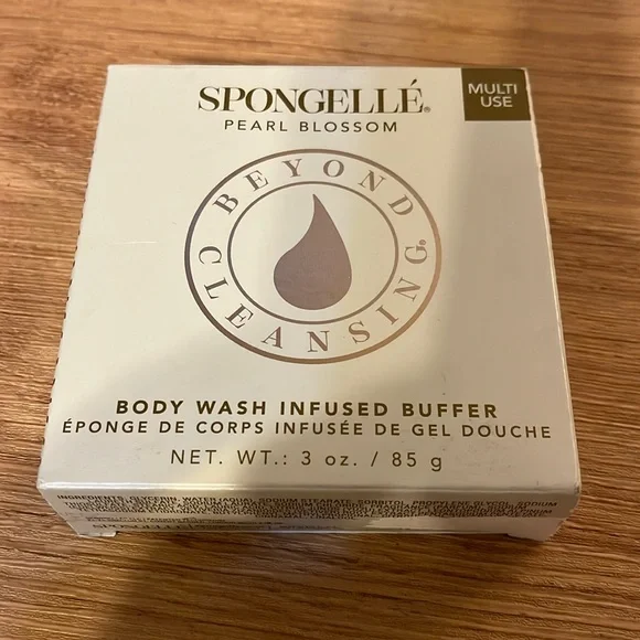 Spongelle Pearl Blossom Body Wash Infused Buffer 3oz/ 85g MULTI USE