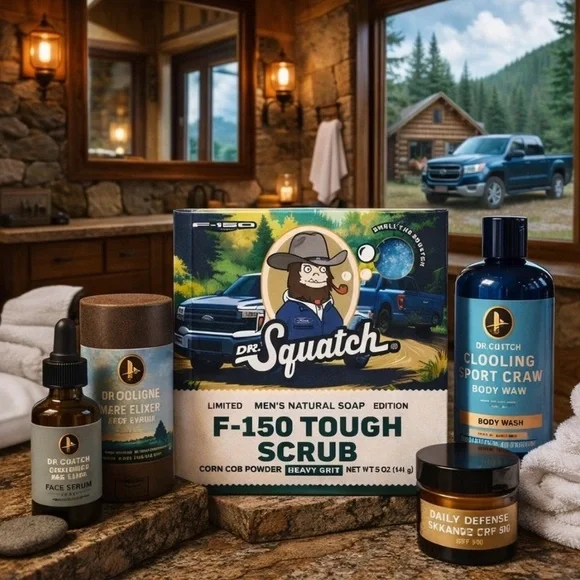 Dr. Squatch F-150 Tough Scrub Soap New in Box Limited Edition