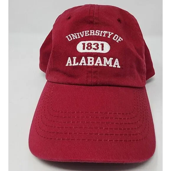 University‎ of Alabama Tide 1831 Red Cap Hat Adjustable Strap HMI Headware NCAA