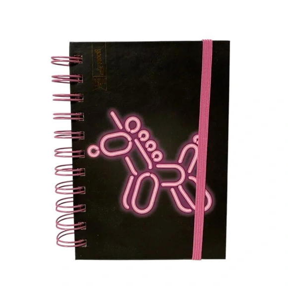 Yoobi Unicorn Spiral Notebook Pink Hardcover Journal 5.9 in X 4.1 in Stationery