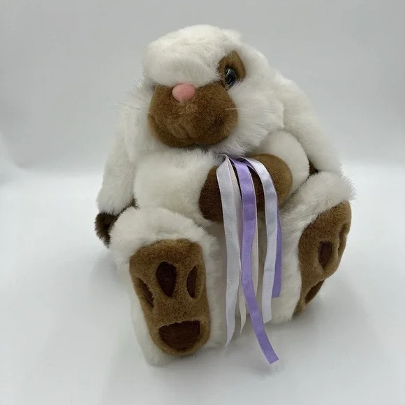 Vintage Chrisha Playful‎ Plush bunny rabbit 1988 11