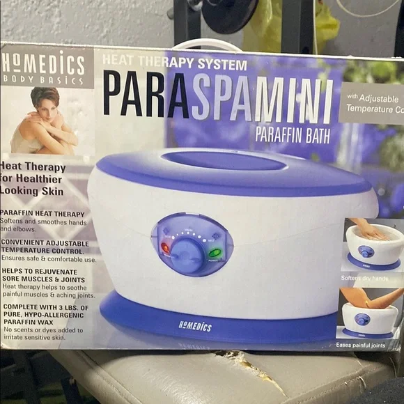 Homedics White and Blue Bath Accessories for Spa-Like Relaxation