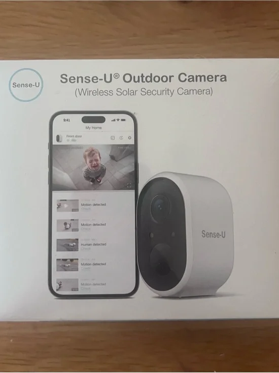 Outdoor Sense-U Camera (White) - Wireless Solar Security Camera