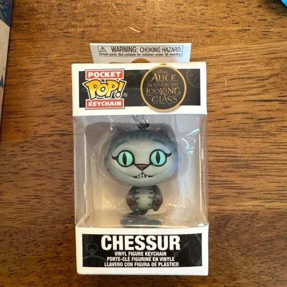 Funko Pocket Pop! Cheshur Keychain - Blue and Gray