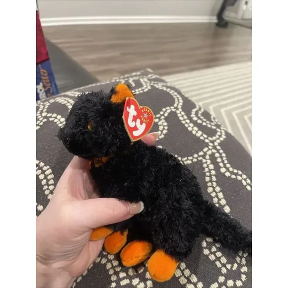 TY Beanie Baby - FRAIDY the Black Cat 6