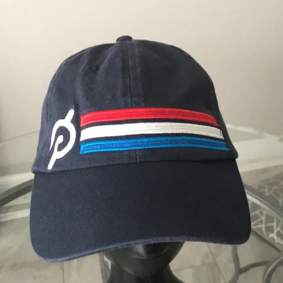 PELOTÓN Men Navy Blue Front Embroidered Hat
