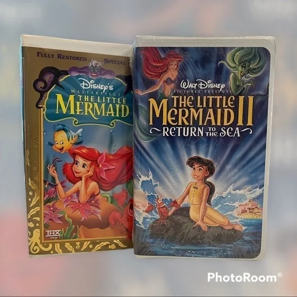 The Little Mermaid VHS tapes