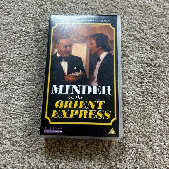 Minder the Orient Express VHS Tape Dennis Waterman Mystery Drama Vintage Video
