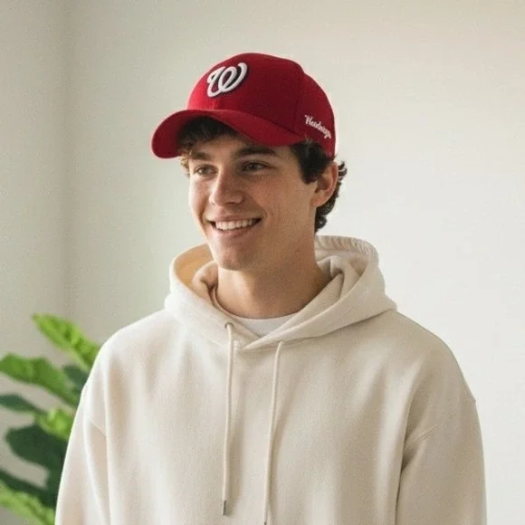 Washington Nationals MLB‎ New Era 39THIRTY Cap Red - Size S/M