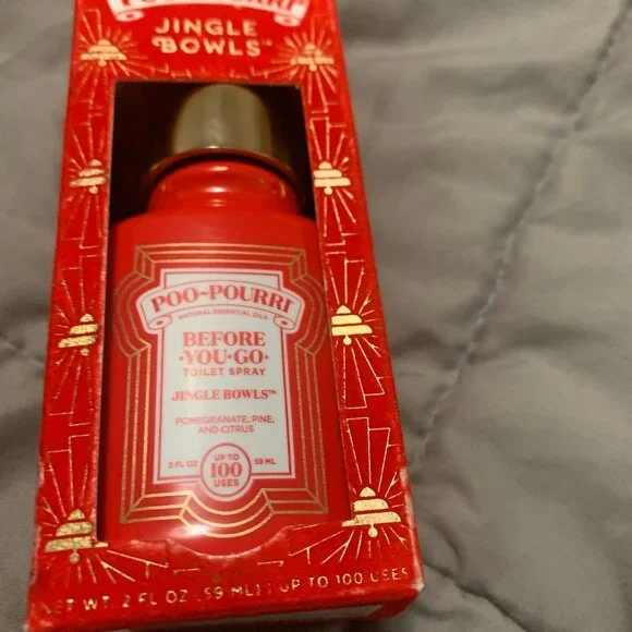 Poo Pourri Jingle Bowls 2 OZ - New POMEGRANATE, PINE, CITRUS