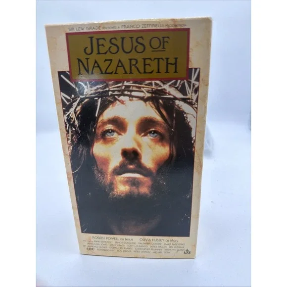 Jesus of Nazareth VHS 1977 Religious Epic Franco Zeffirelli Live Home Video