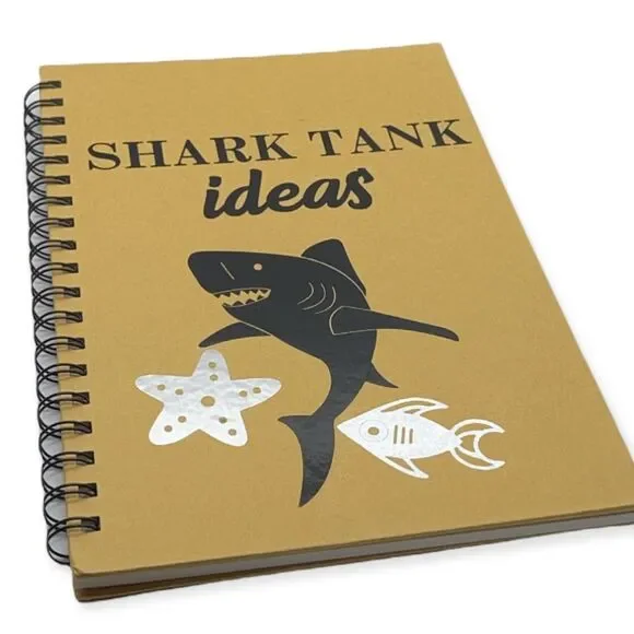 NWT Wool + Pepper Co. Shark Tank Ideas Spiral Notebook
