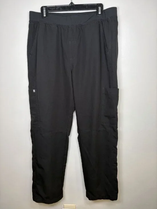 FIGS AXIM Cargo Scrub Pants Black Men’s Size XL Healthcare Nurse Medical