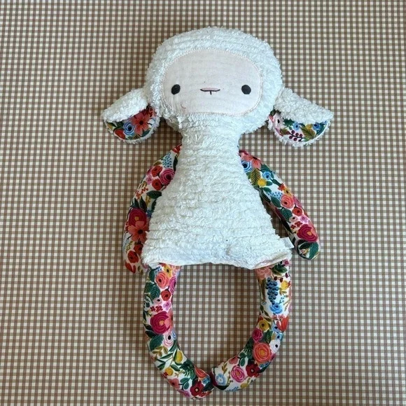 Oh Just Dandy! Handmade in Nashville Tennessee sheep plush with floral details