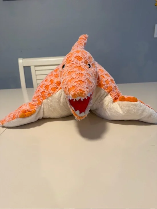 Pillow Pets Pterodactyl Dinosaur Plush 18” Stuffed Animal Orange Dino Y2K 2011