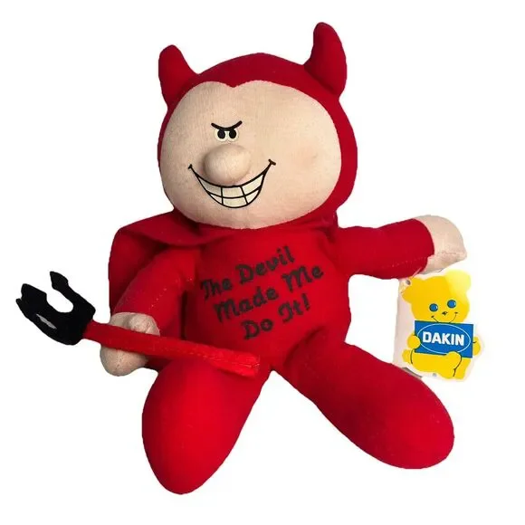 Vintage Red Devil Plush 10
