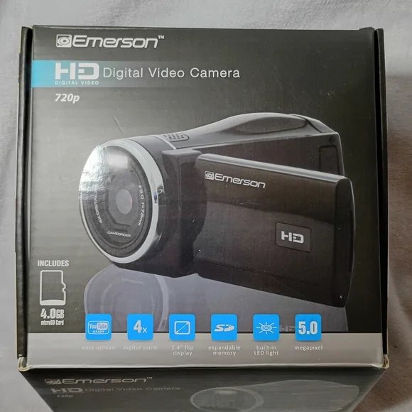NIB Emerson Evc 720 Digital Video Camera Brand New Open Box