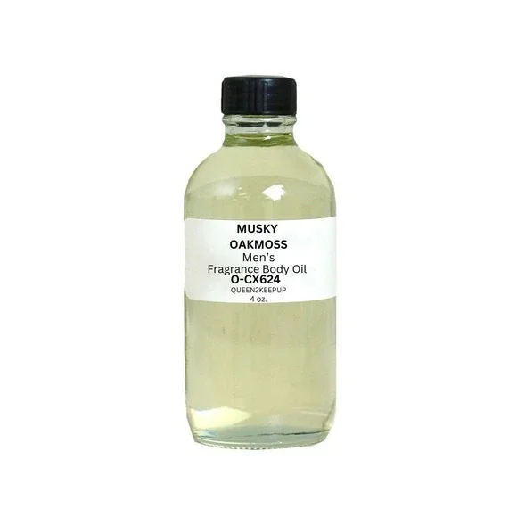 Musky Oakmoss (Men) Body Oil 4 oz Fragrance All Natural Scent