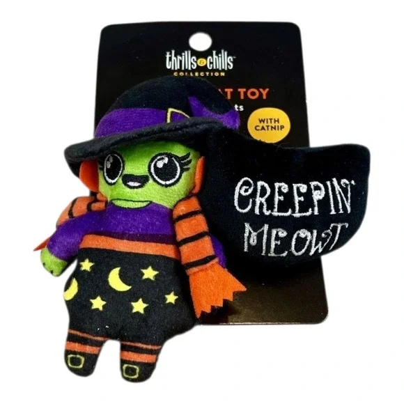 Creepin' Meowt Cat Catnip Toys Halloween Pet Toy Thrills & Chills