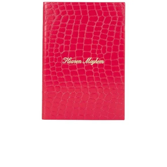 Heaven Mayhem Journal in Red New Womens Notebook Paper