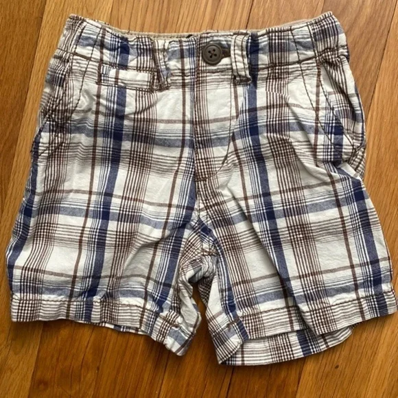 The Children’s Place Plaid Shorts 24M