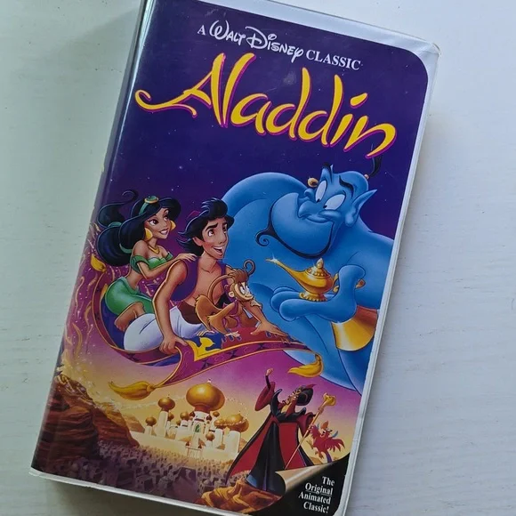 1992 Black Diamond DISNEY Aladdin VHS