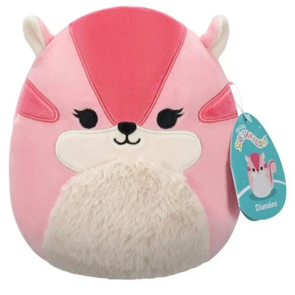 Squishmallows Collection Wildlife Dianalee the Squirrel 10” NWT