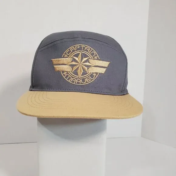 NEW Captain Marvel Carol Danvers Baseball Adjustable Snapback Cap Hat With‎ Tags
