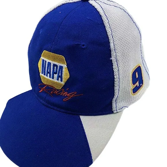 Chase Elliot Baseball Cap NASCAR Racing Napa 9 Blue White.