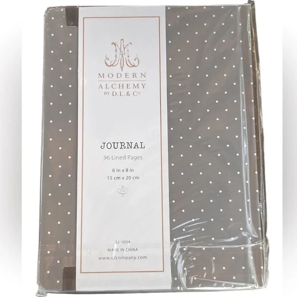 D.L. & Co Modern Alchemy Hardback Journal 96 Lined Pages Attached Bookmark