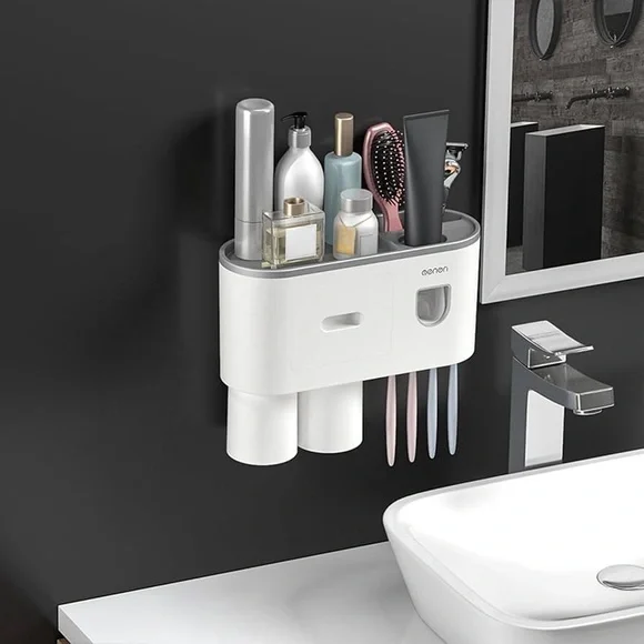 Toothpaste Dispenser + Organizer