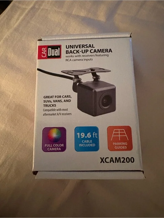 XCAM200 Universal Black Backup Camera