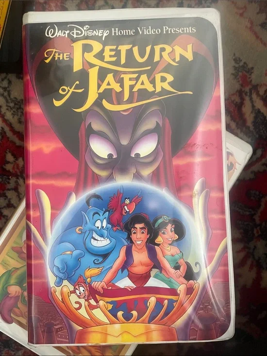 Walt Disney The Return of Jafar VHS - Red Cover