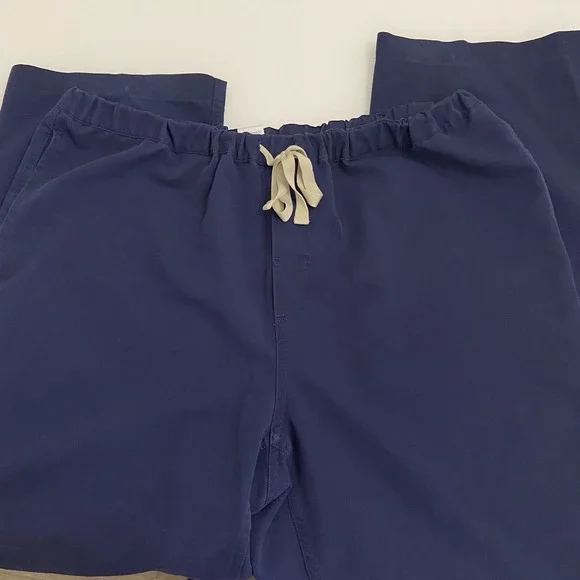 Figs Men's Scrub Pants Technical Collection Pisco Navy Blue FM4500 Sz L‎ FLAW