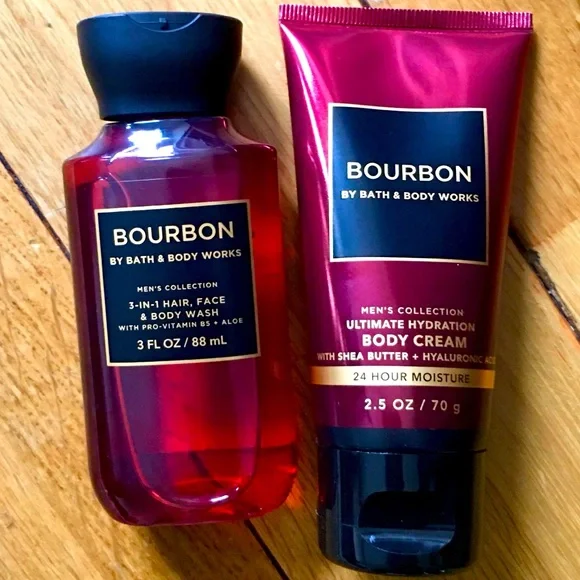 NWT Bath & Body Works Bourbon 2 Piece Set