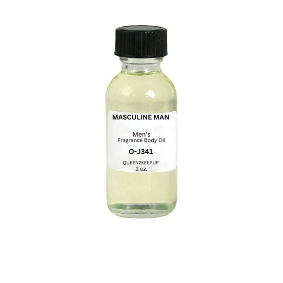 Masculine Man (Men) Body Oil 1 oz Fragrance All Natural Scent