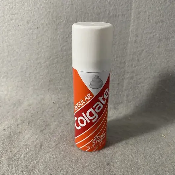 New Vintage Colgate Shaving Shave Cream Regular 2.25 oz Travel Size Film Prop