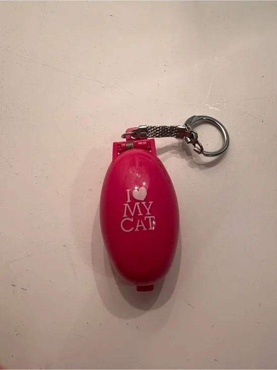 Takara Pocket Critters Keychain I Love My Cat Key Ring