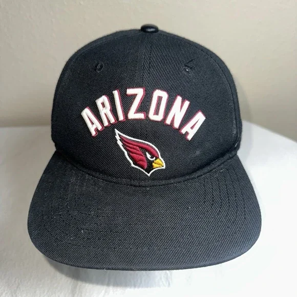 Arizona Cardinals Pro Standard Stacked Logo Black Snapback NFL Luxury Collection